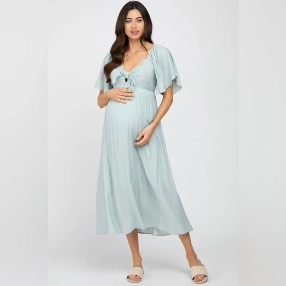 mikado midi dress Amoris T822 Elegant Strapless Gathered A-line Midi Gown Rose Pink / XXS
